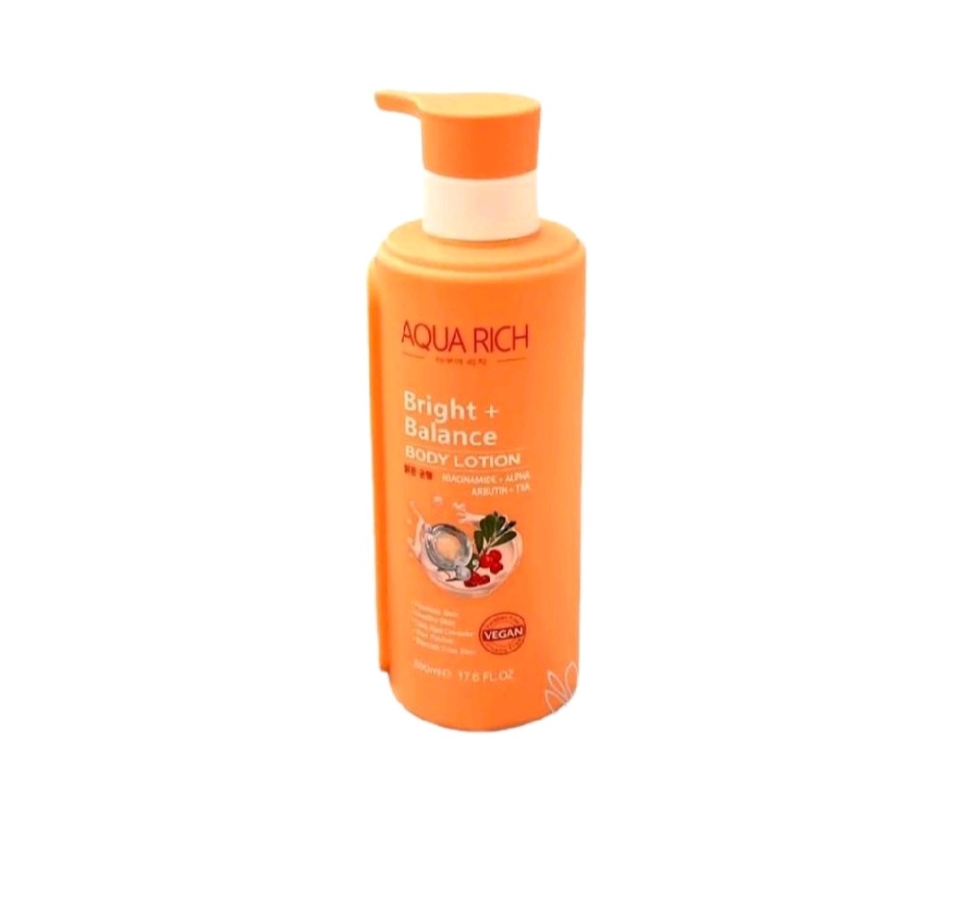 AQUA RICH  BRIGHT BALANCE  BODY LOITON HYDRATING