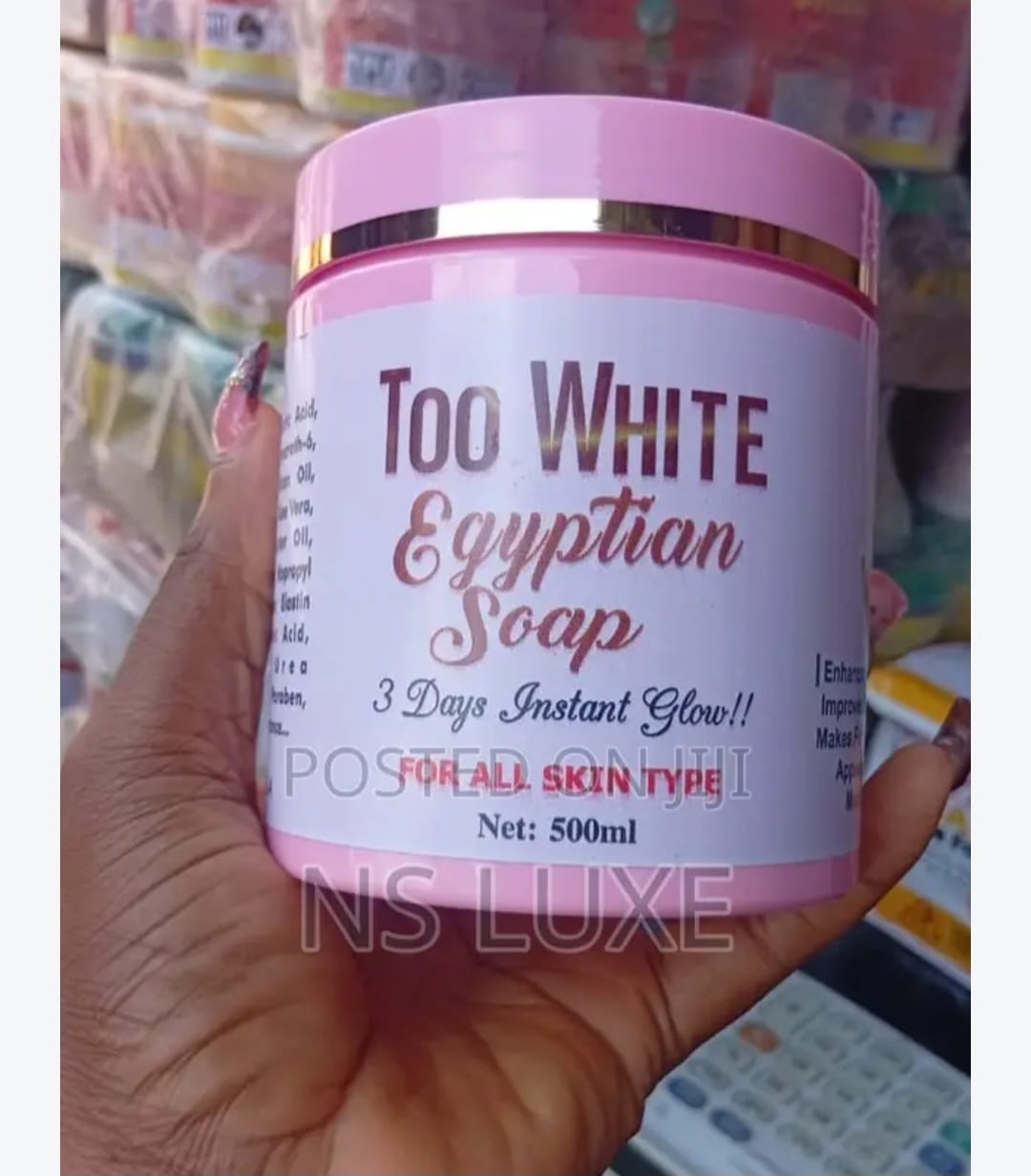 TOO WHITE  EGYPTIAN SOAP