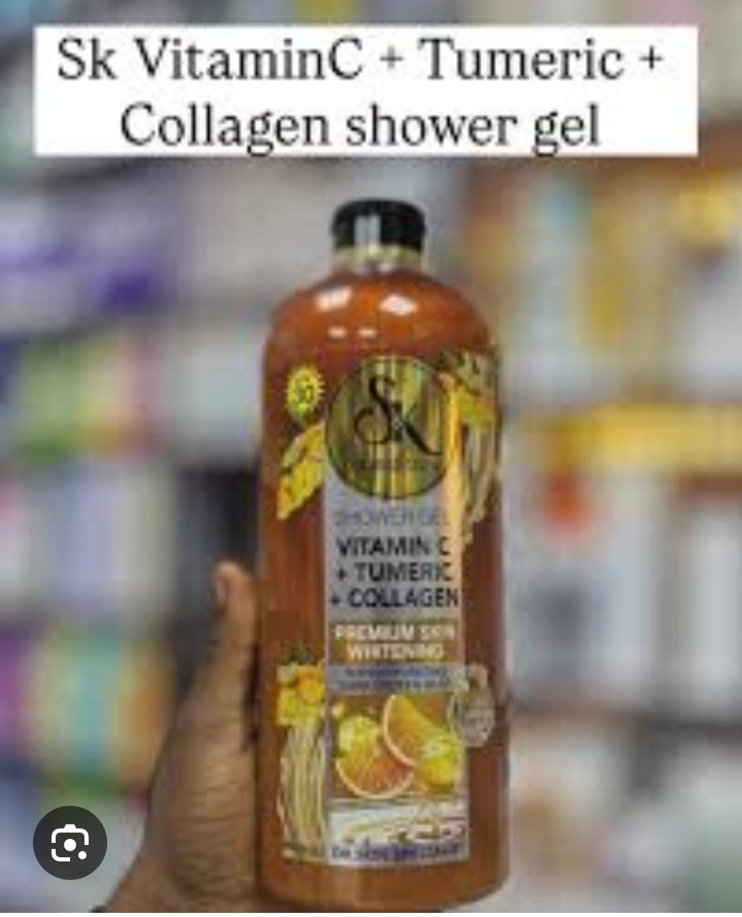 Sk Vitamin C TUMERIC Collagen Shower Gel