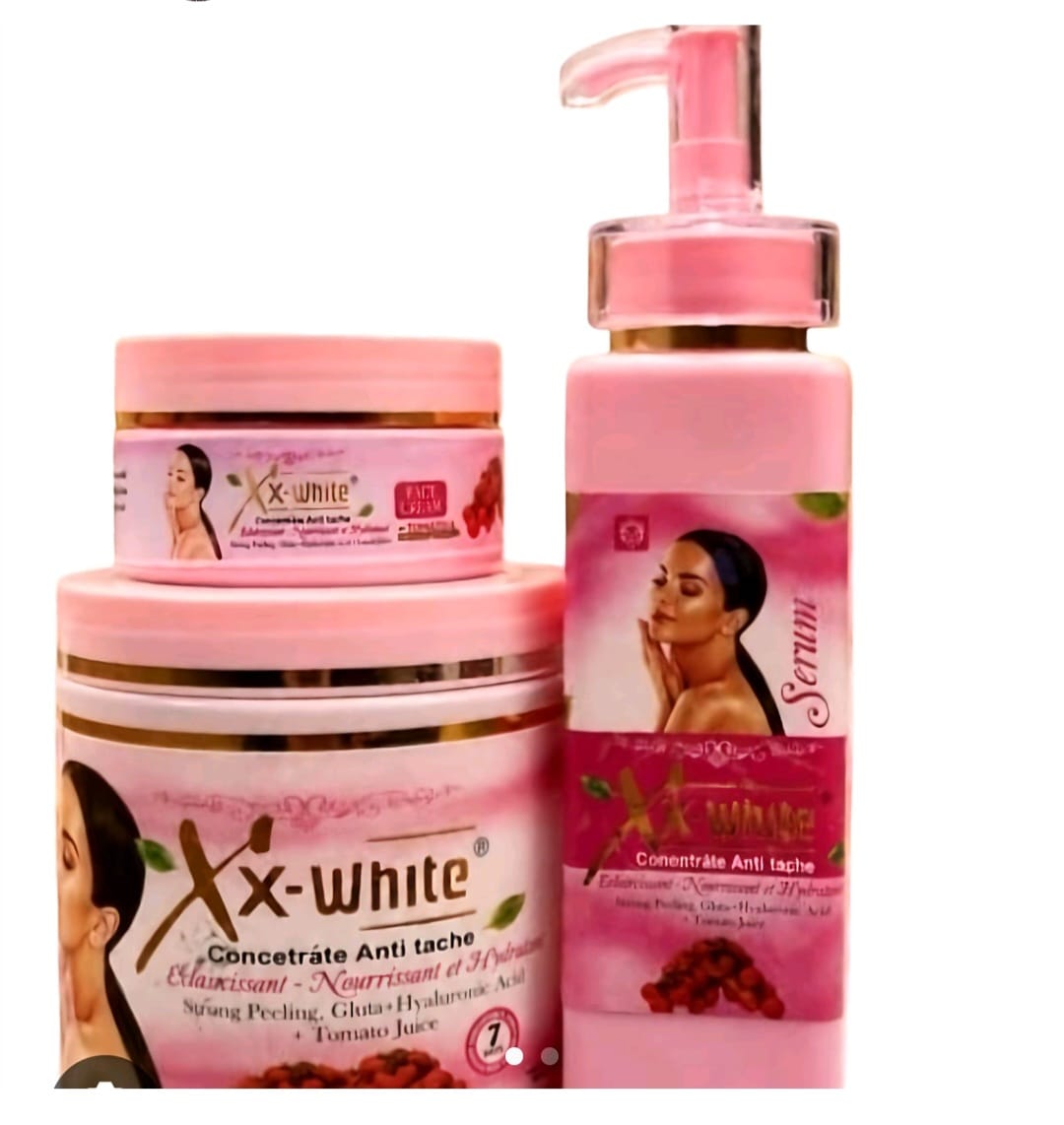 X-White Set  Lotion Soap Face cream
