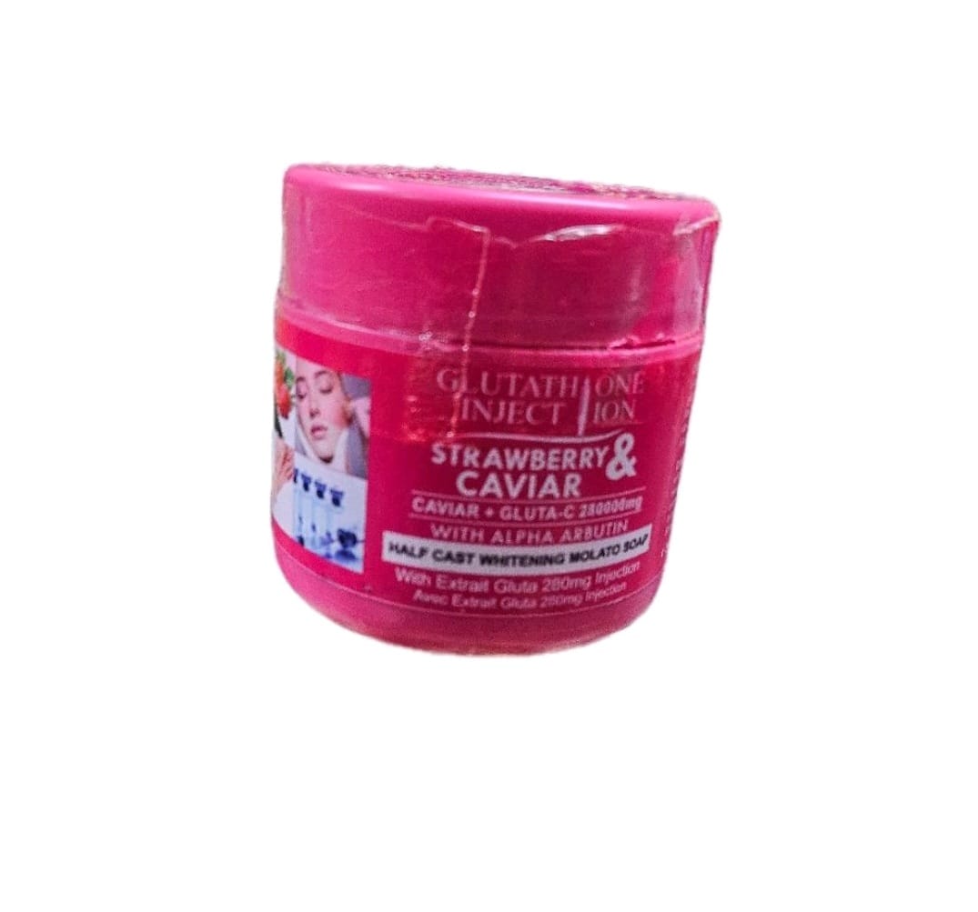 GLUTATHIONE INJECTION STRAWBERRY CAVIAR SOAP
