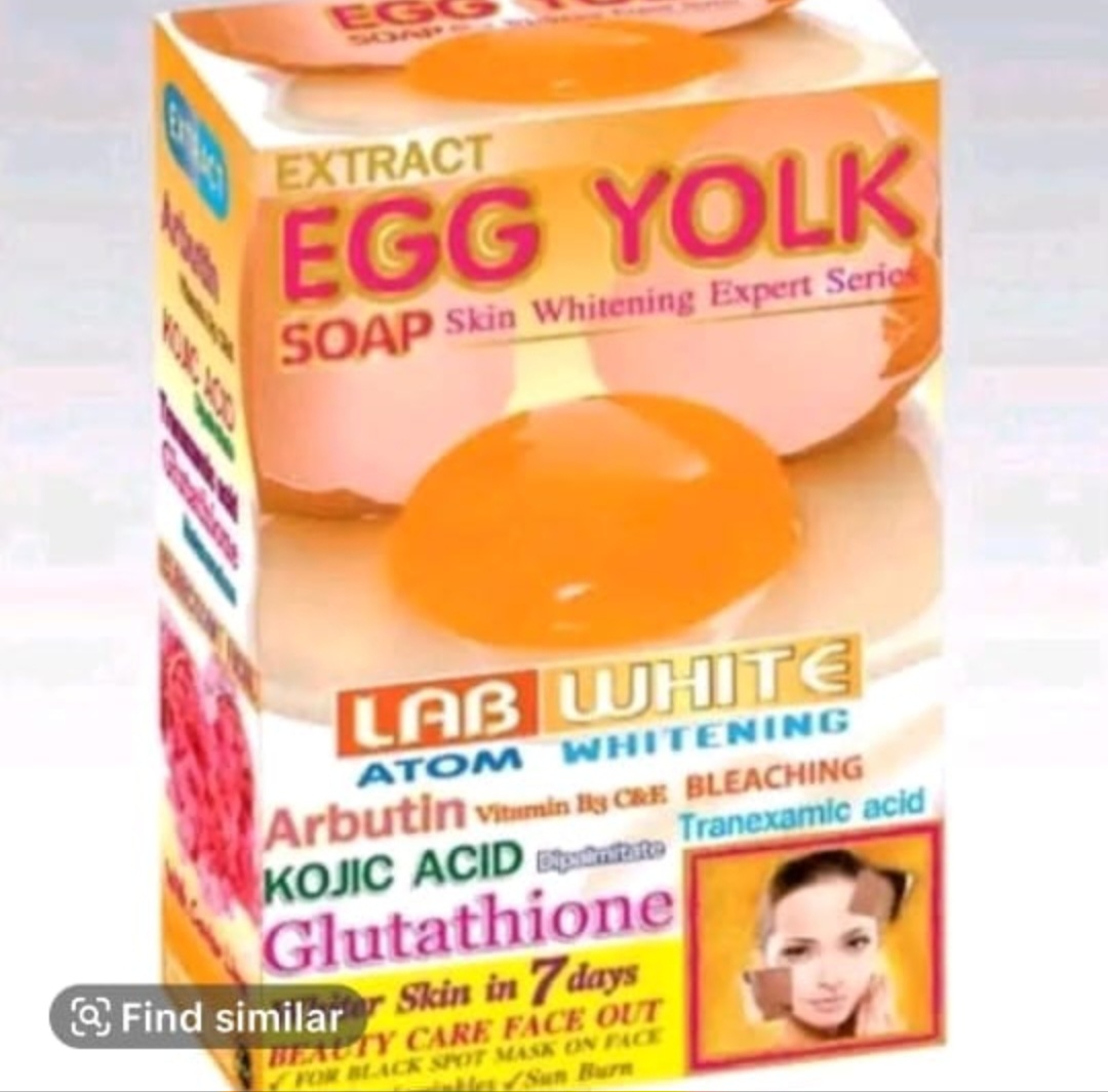 EGG YOLK GLUTATHIONE KOJIC ALPHA ARBUTIN SOAP