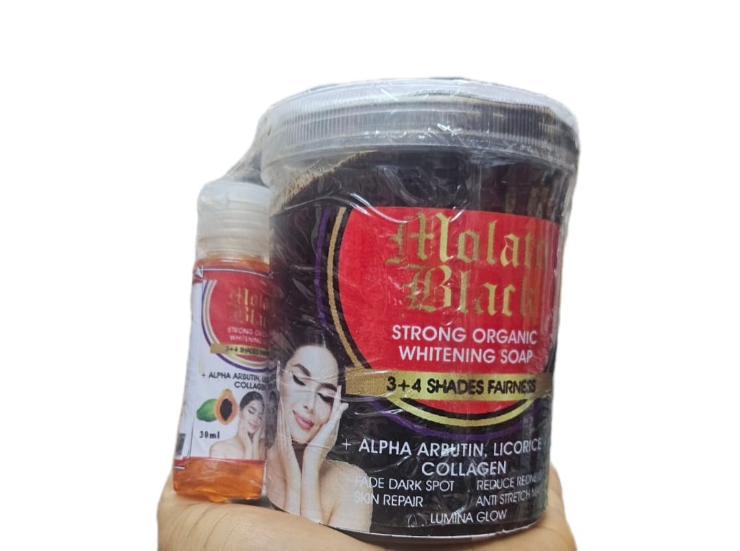 MOLATO BLACK STRONG ORGANIC WHITENING SOAP