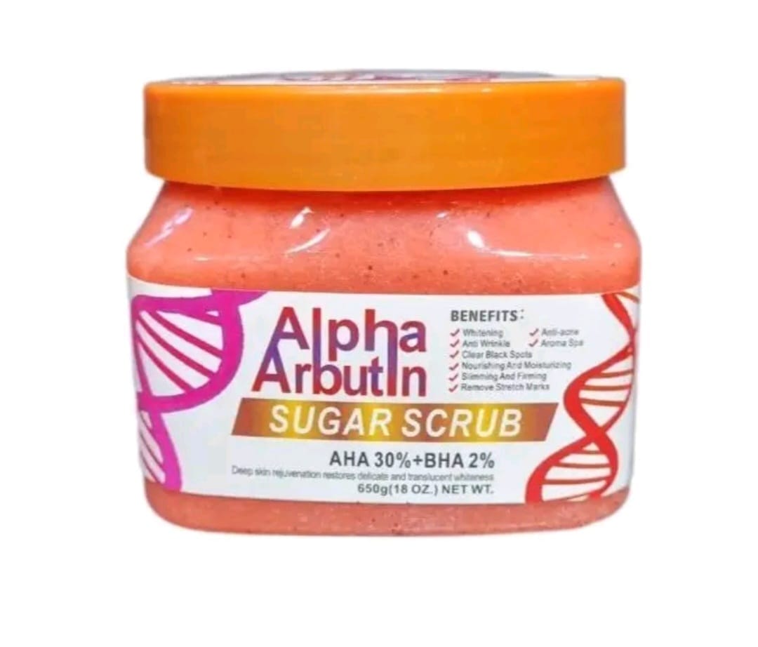 ALPHA ARBUTIN  SUGAR SCRUB