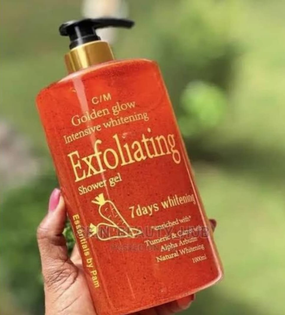 GOLDEN GLOW EXFOLIATING SHOWER GEL