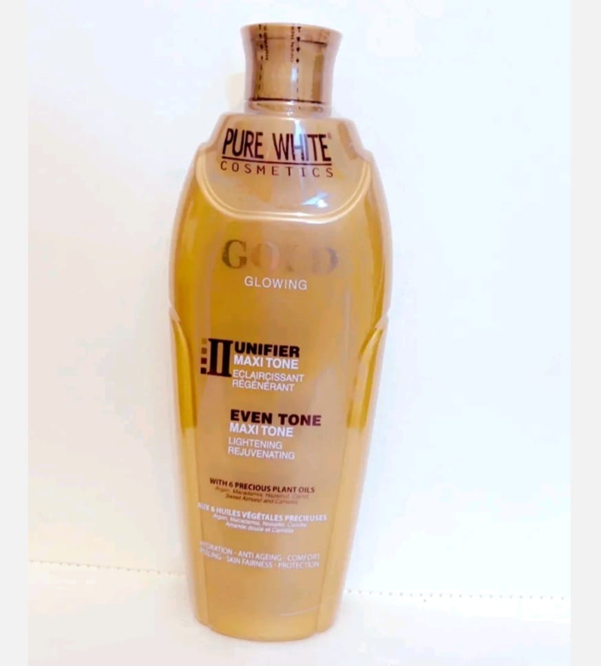 PURE WHITE GOLD GLOWING  MAXI TONE  LOTION