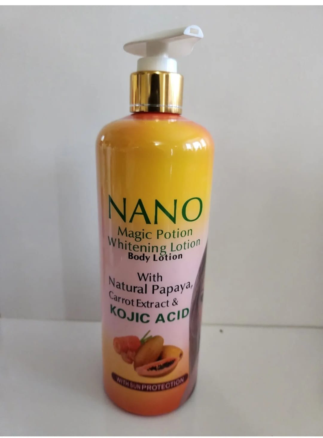 NANO  PAPAYA KOJIC  CARROT BODY LOITON